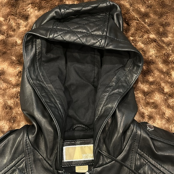 Michael Kors leather jacket - Picture 3 of 6